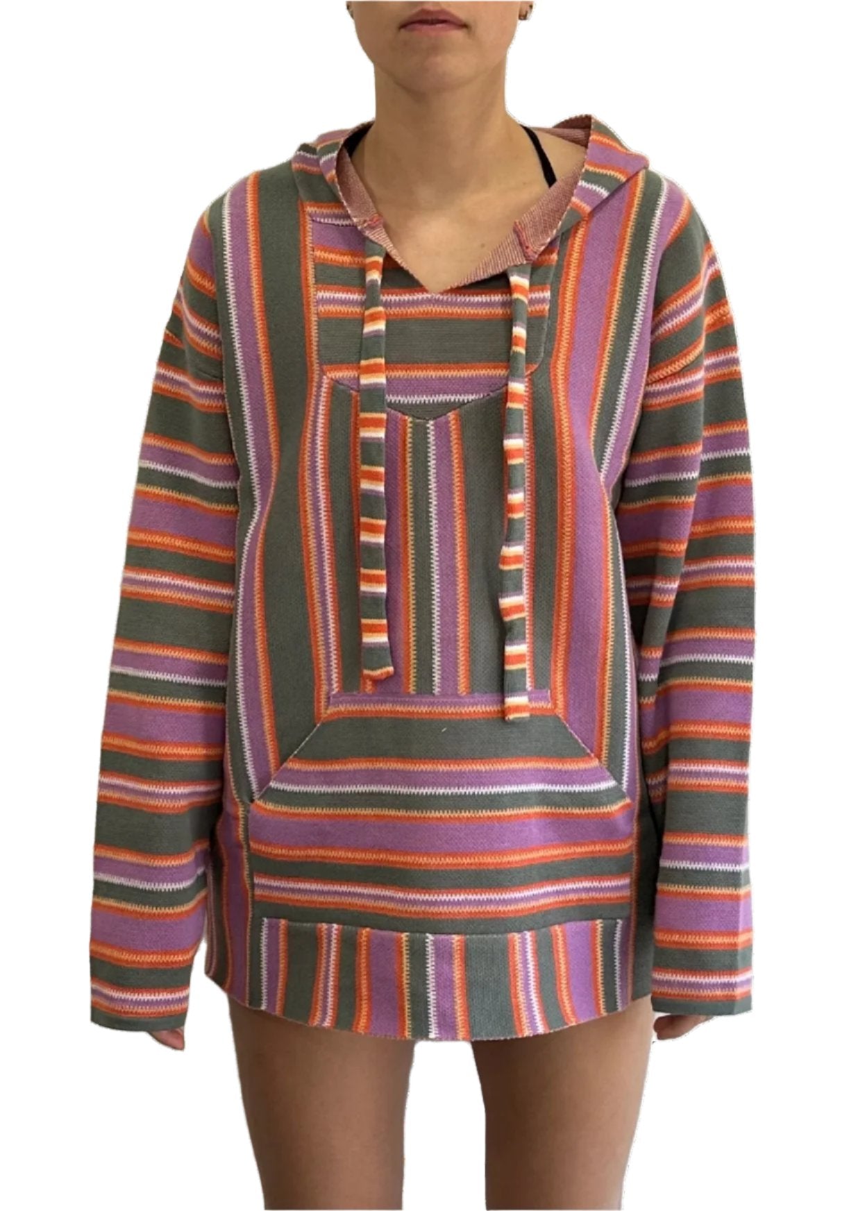 100 percent cotton baja hoodie
