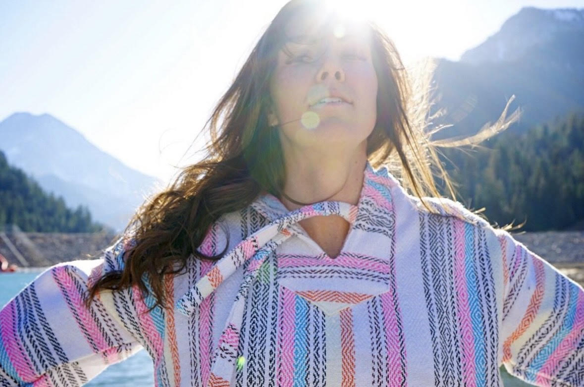 Cotton Candy Drug Rug Baja Hoodie