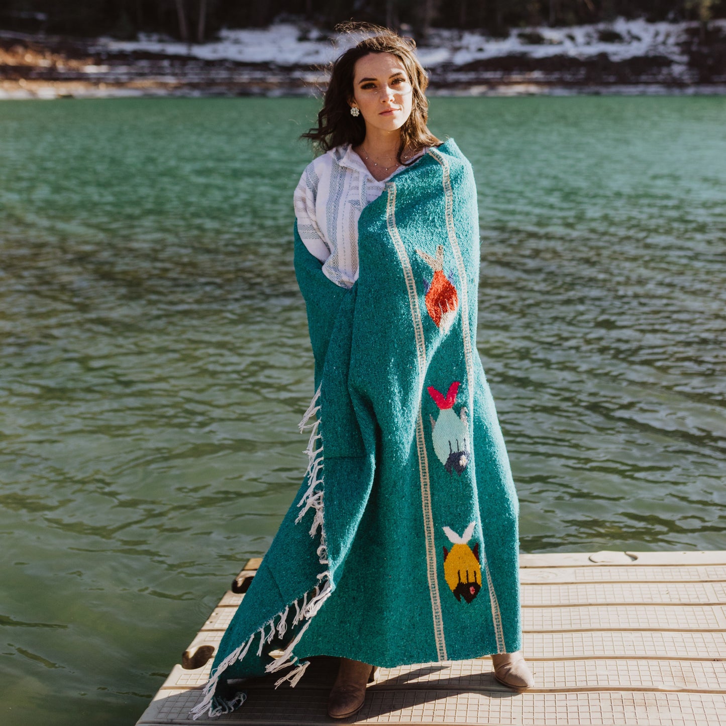 teal blanket fish baja mexican blanket