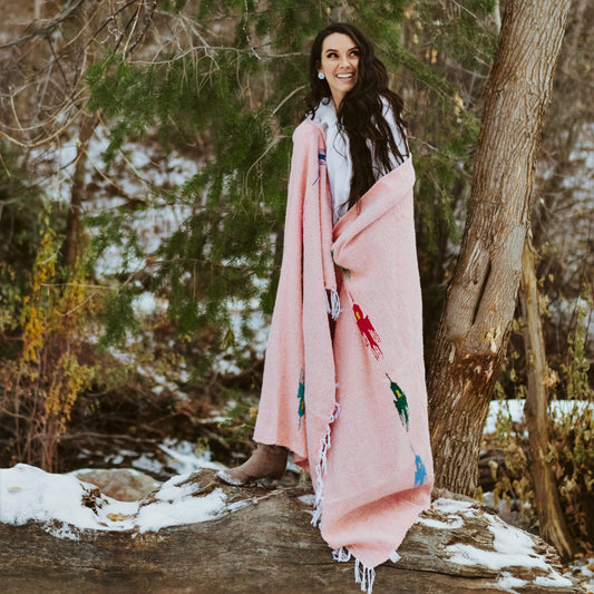 Thunder bird baja blanket mexican camping blanket