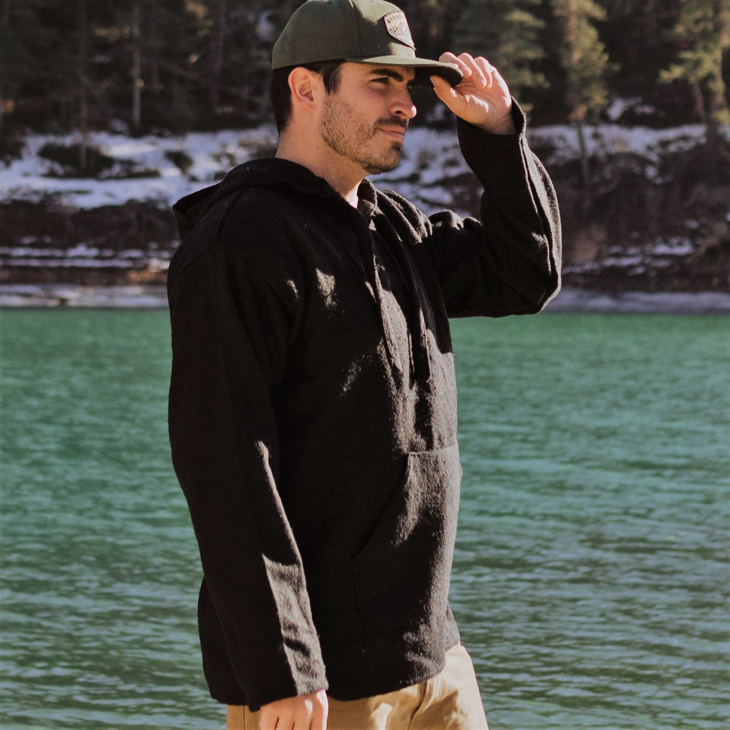 black baja hoodie mexican drug rug