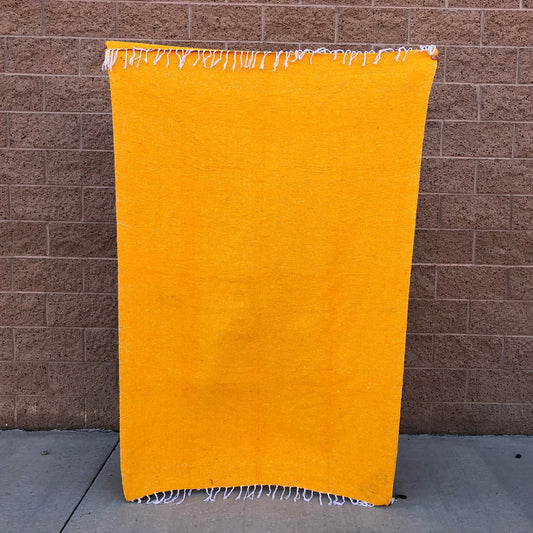 woven blanket mexican baja blanket yoga throw yellow