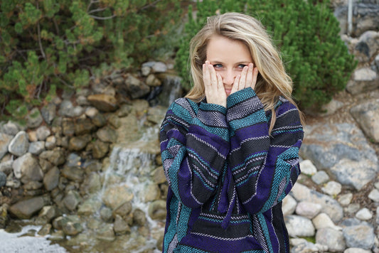 Purple Drug Rug Baja Hoodie
