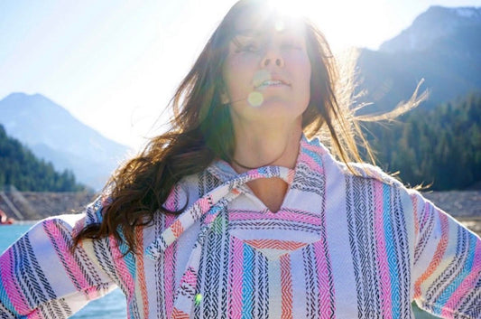 Cotton Candy Drug Rug Baja Hoodie