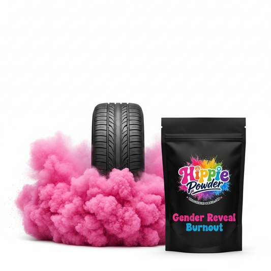 Hippie Powder Logo on Bag - Pink Smoke