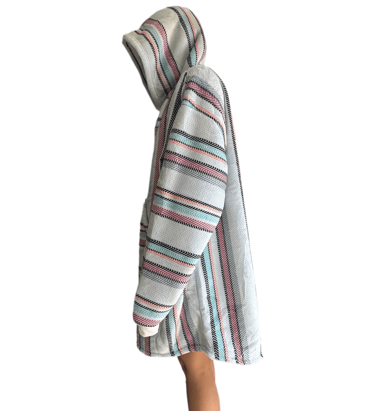Oversized Blanket Hoodie Sherpa Lined Baja Gringo