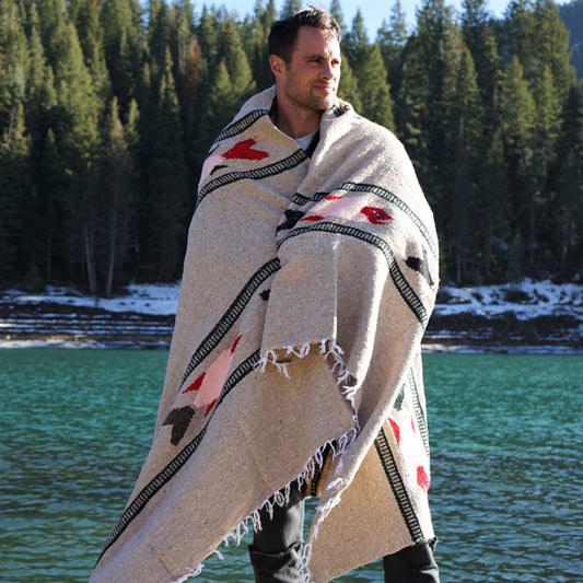 camping blanket yoga throw tassel blanket 