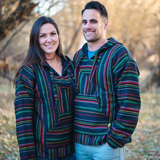 reggae baja hoodie mexican drug rug sweater