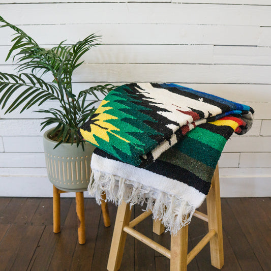 yoga blanket camping mexican blanket