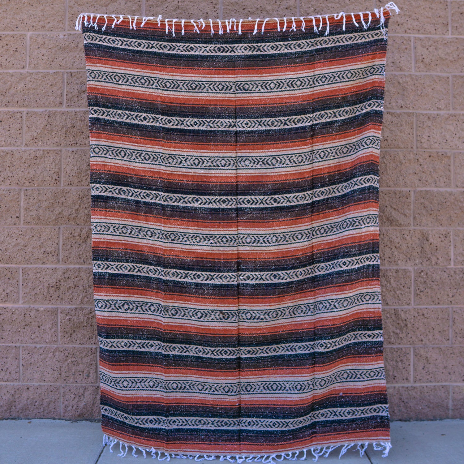 mexican blanket baja blanket yoga blanket mexican throw 