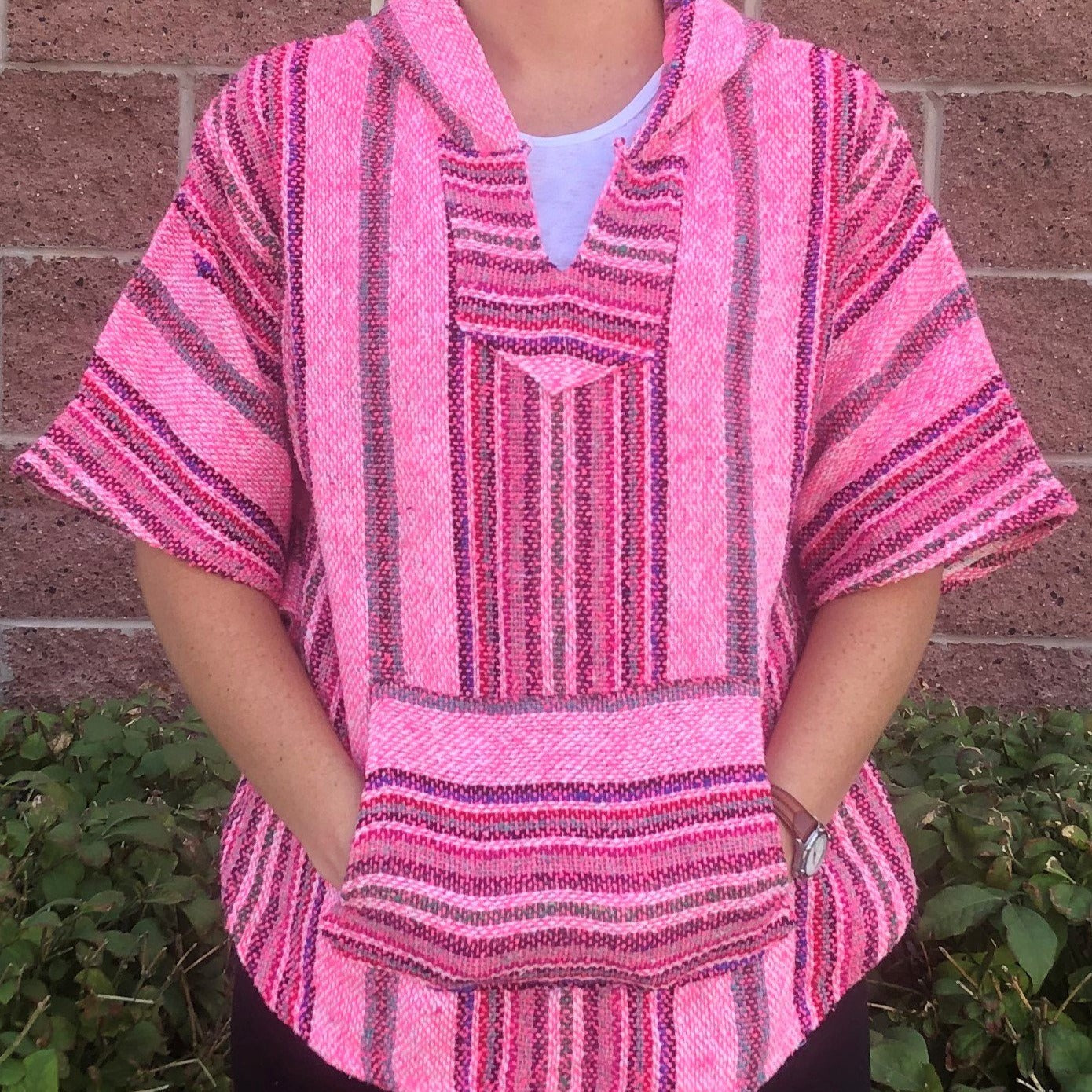 Mexican Poncho Pullover (MULTIPLE COLORS)