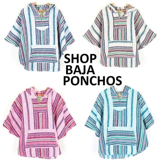 Mexican Poncho Pullover (MULTIPLE COLORS)